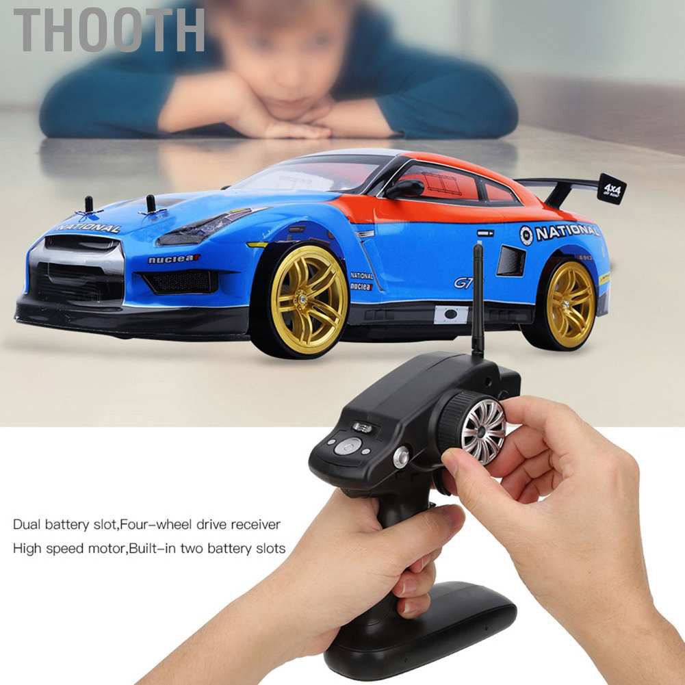 Xe Đua Điều Khiển Từ Xa 1: 10 2.4g Kèm Phụ Kiện