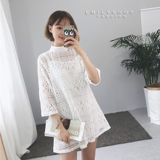 Đầm len dáng suông Emilyshop ulzzang