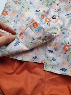 Set bộ bé gái hoa nhí