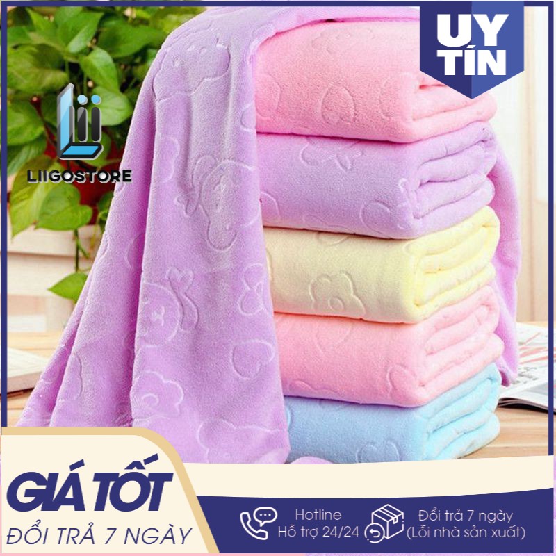 Khăn tắm Nhật bản 140x70cm - khăn tắm siêu mềmnew2019(Liigostore)