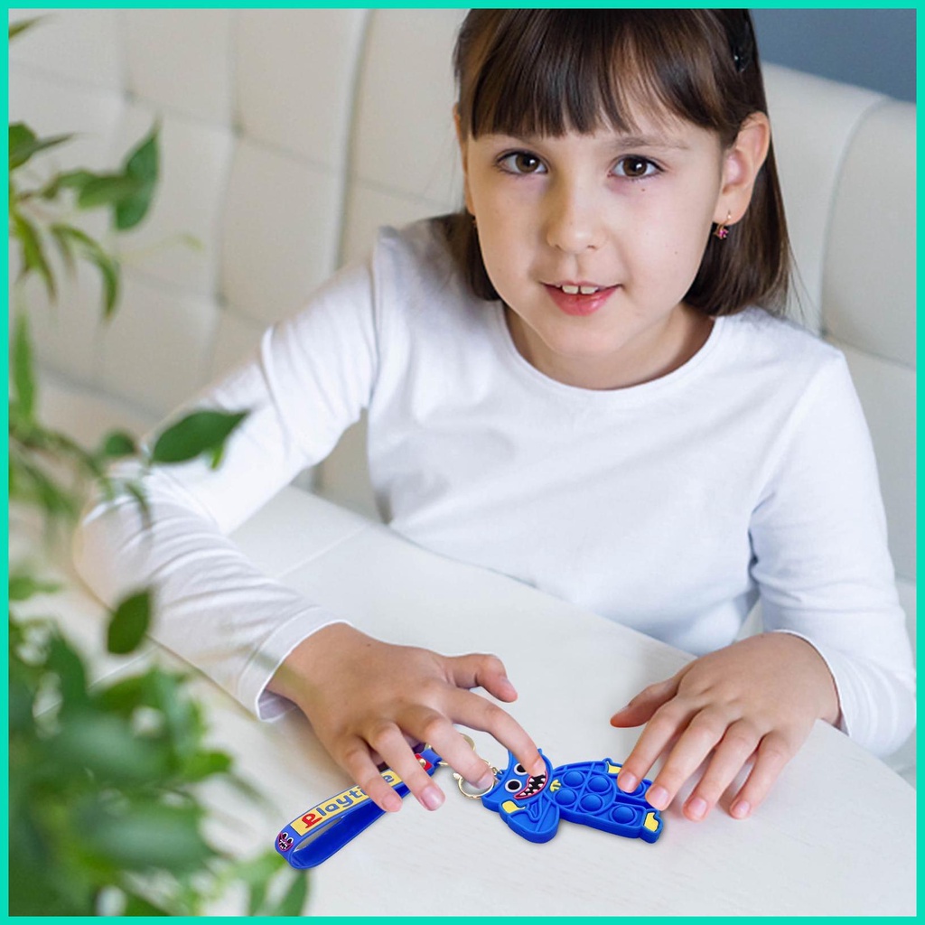 Móc Chìa Khóa Bằng Silicone Hình Chú Chó Huggy Wuggy Cho Người Lớn Và Trẻ Em