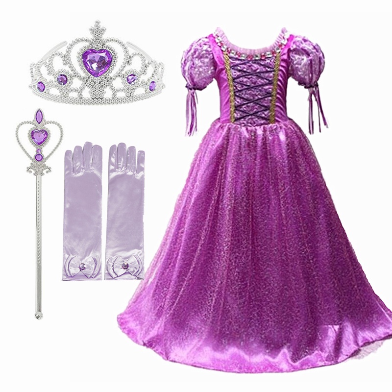 Đầm công chúa hóa trang halloween cho bé gái