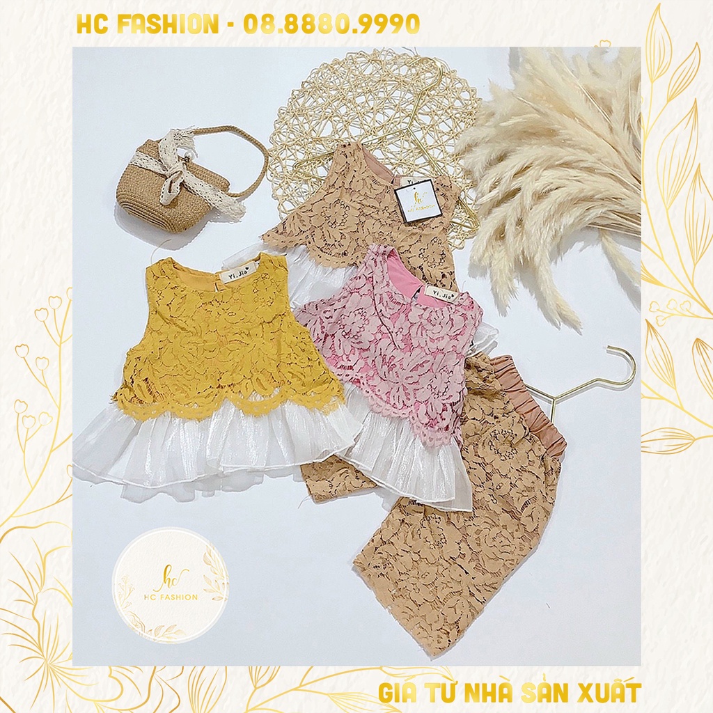 Quần áo bé gái ️FREESHIPSet đồ trẻ em THIẾT KẾHC KIDS-trẻ em hàng thiêt kế cao cấp