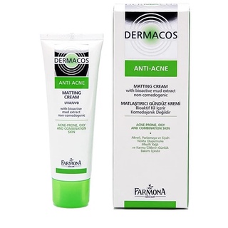 Dermacos Kem Dưỡng Ẩm Giảm Bóng Nhờn, Ngừa Mụn Farmona Dermacos Anti Acne Matting Cream 50ml