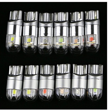 Bóng LED T10 soi biển số đèn xi nhan demi siêu tiết kiệm ánh sáng tốt xe hơi ô tô tương thích Toyota Vios Innova