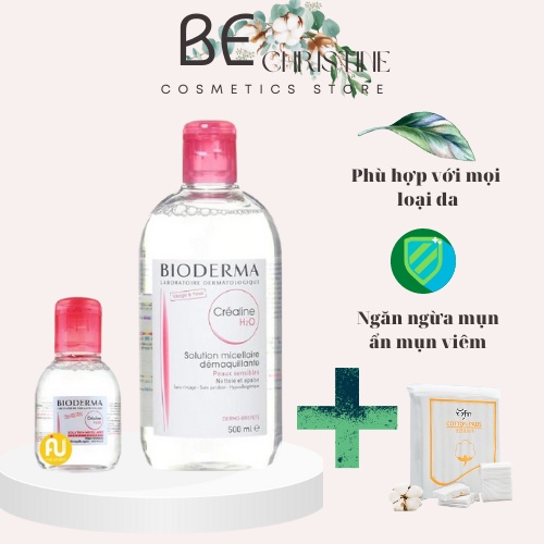 Nước Tẩy Trang Bioderma Créaline H2O 500ml ⚡ FREESHIP ⚡Bản Mới Nhất Biodema | BigBuy360 - bigbuy360.vn