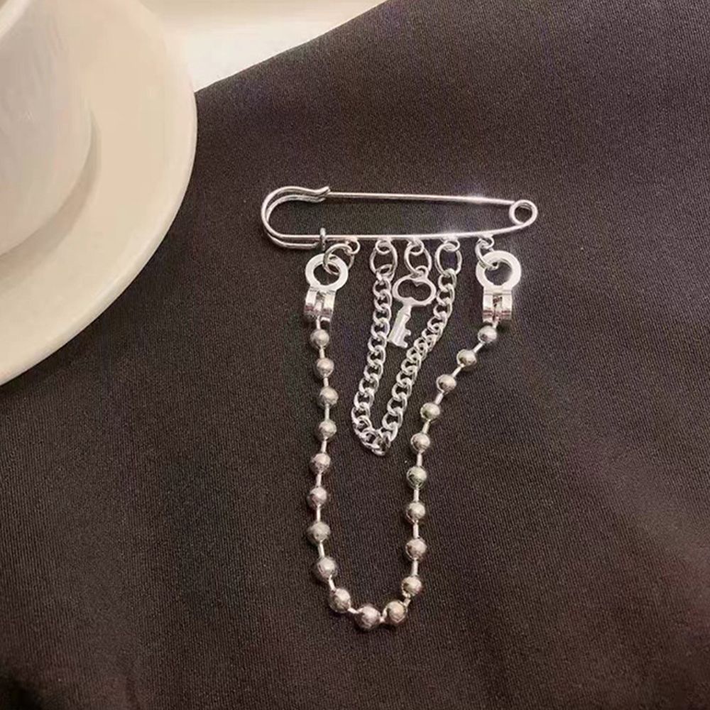 Ghim cài áo hình chìa khóa phong cách Hàn Quốc thời trang cho nam và nữ