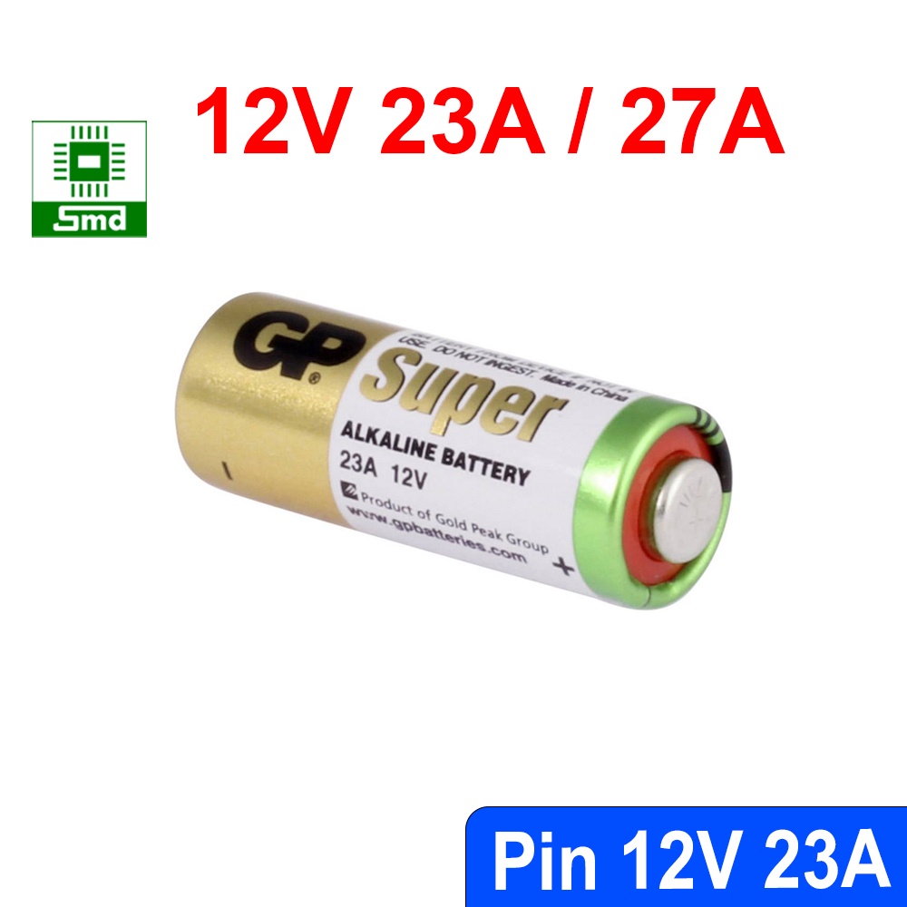 Pin 12V Akaline 23A 27A điều khiển RF - Pin Alkaline remote cửa cuốn xe hơi Pin 12V 23A Dùng Cho Remote RF