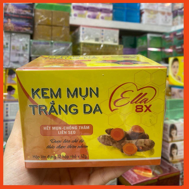 Tuýp Kem mụn mờ sẹo Ella 8x 12g