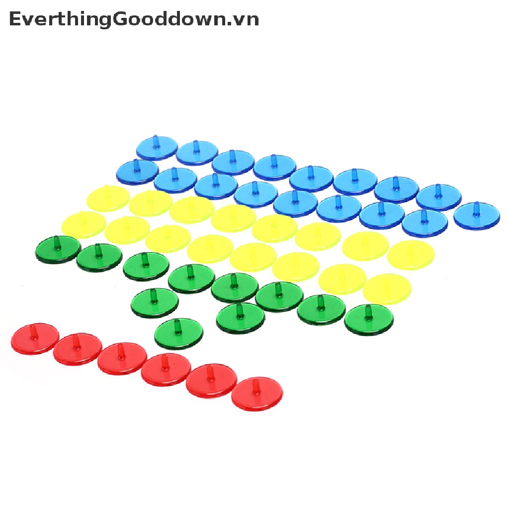 Bộ 50 Bóng golf Nhựa Trong Suốt 24mm Đánh Dấu Vị Trí