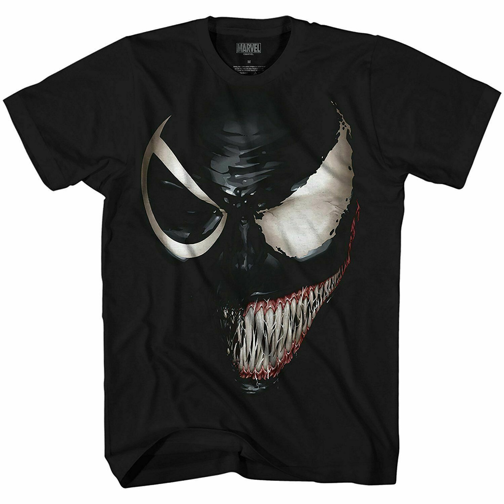 Marvel Venom Spider-Man Avengers Villain Comic Adult Mens Graphic T-shirt Tee