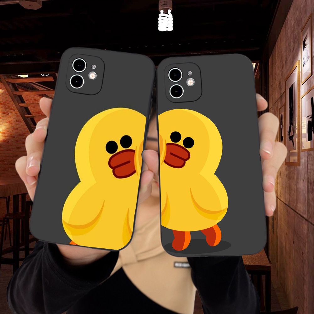 Ốp Lưng Iphone TPU Cạnh Vuông Couple Duck, BVC Iph6/6plus/6s/6splus/7/7plus/8/8plus/x/xs/11/12/pro/13/promax