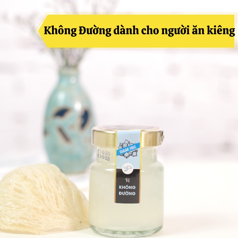 Yến Tươi chưng sẵn vị Không Đường 70ml