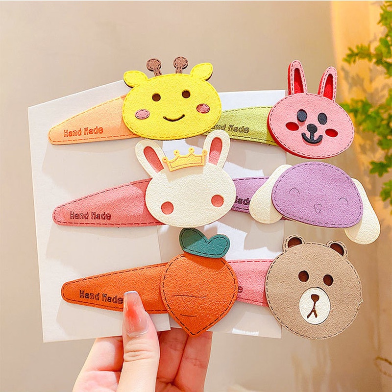 Kẹp Tóc Mái Lớn Họa Tiết Hoạt Hình Dễ Thương Cho Bé