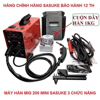 Máy hàn MIG không dùng khí với 3 chức năng nhỏ nhẹ dễ sử dụng