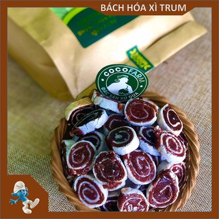 Kẹo chuối cuộn bánh tráng Cocofarm ít đường - Túi 500g
