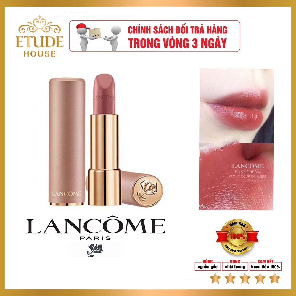 ❤️Hàng Mới về❤️ Chính Hãng Son Lì Cao Cấp, Lacôme L’Absolu Rouge 2021. Sang TRong Quý Phái ( full Box)