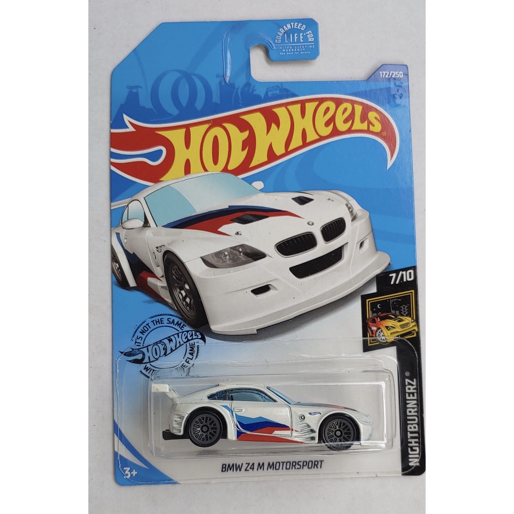 Xe mô hình tỉ lệ 1:64 Hot Wheels T-9 BMW Z4 M MotorSport trắng