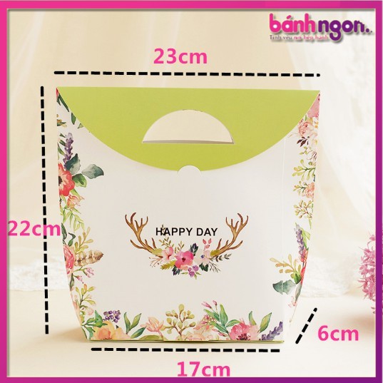 Túi Giấy Đựng Bánh Happy Day