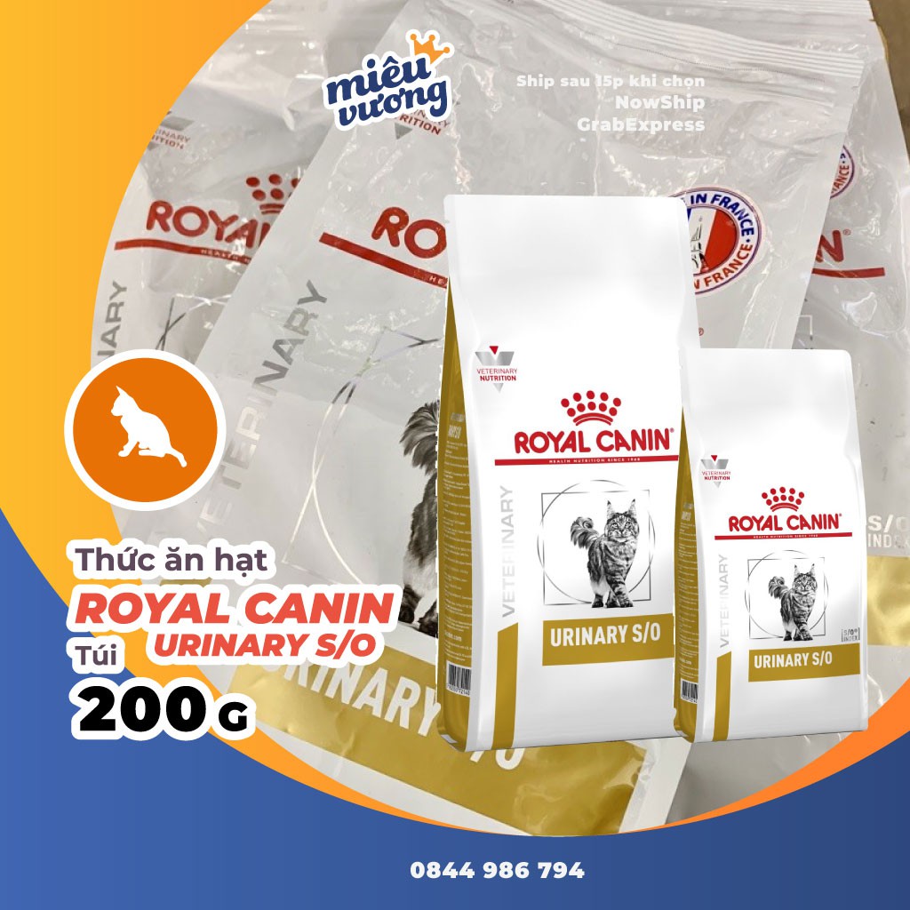 Royal Canin Urinary 200g | Hạt Chống Sỏi Thân Cho Mèo Lớn Royal Canin Urinary Care | Gói 200g