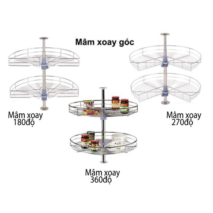 Mâm Xoay Góc 360° TAKI - Hàng Chính Hãng