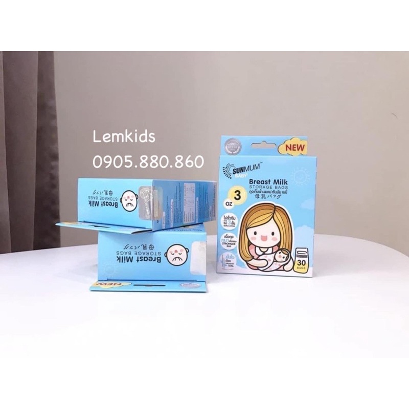 TÚI TRỮ SỮA SUMMUM dành cho bé.