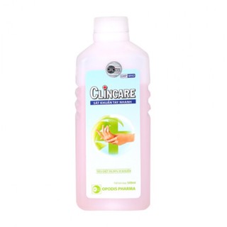 Nước rửa tay nhanh Clincare chai vòi 500ml