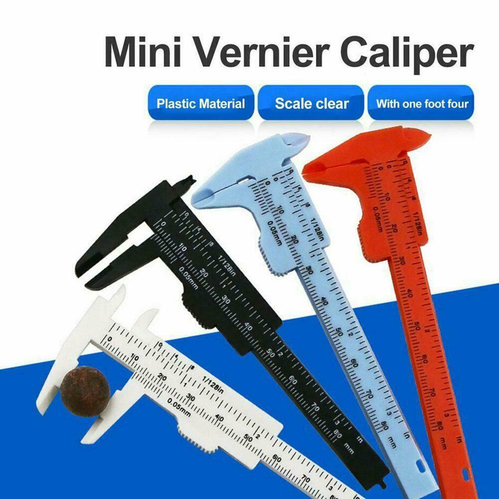 Thước Đo Nhựa Mini Cầm Tay 80Mm G9W9 Vernier B0Q7