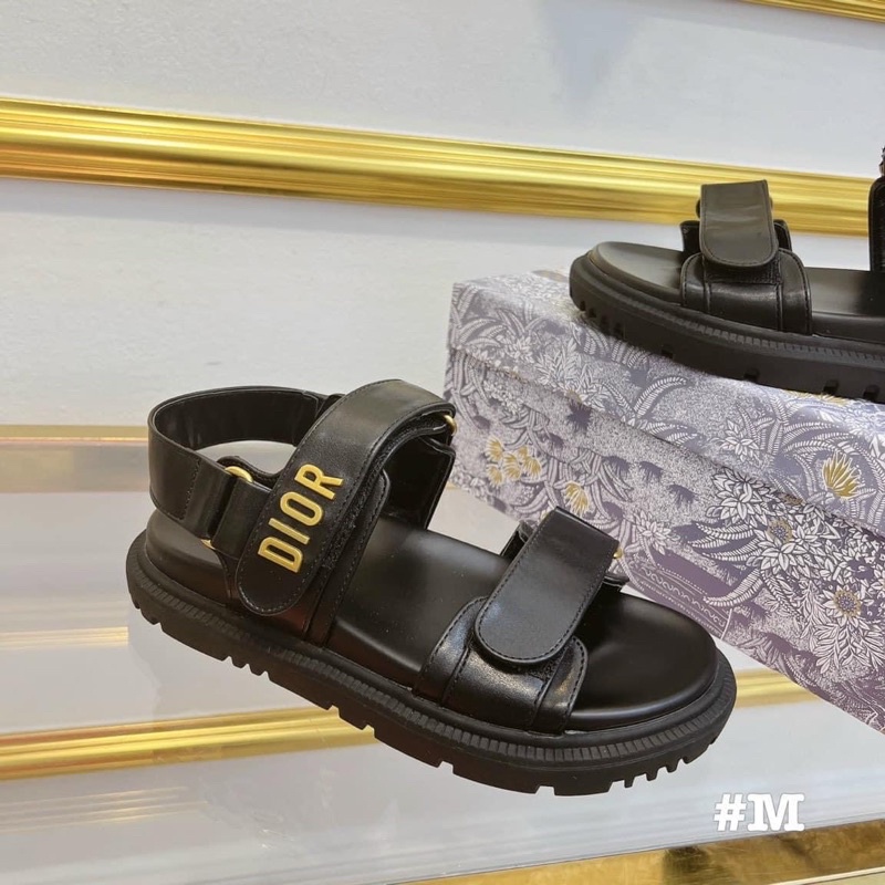 Sandal bệt 2 quai D i o r hot hit fullbox