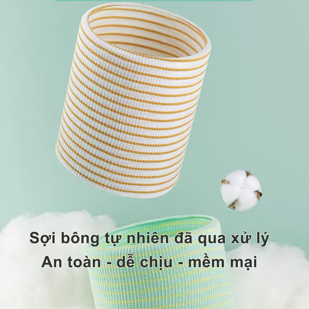 SET 3 đai quấn bụng giữ ấm cho bé, chũn quấn bụng giữ ấm Beedoll, 100% cotton tự nhiên