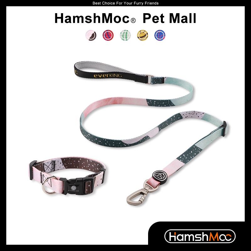 HamshMoc Dây Dắt Thú Cưng Đi Dạo Kèm Dây Đeo Mềm Mại Tùy Chỉnh Tiện Dụng Cho Cún Cưng Cỡ Nhỏ/ Vừa/ Lớn
