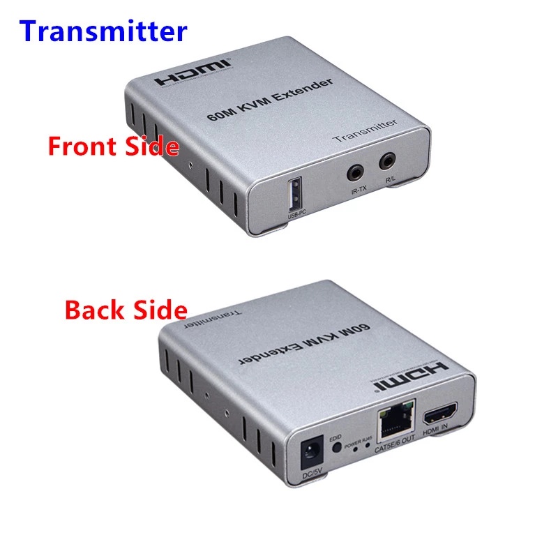 Dây Cáp Mạng ethernet usb kvm hdmi kvm Mở Rộng Âm Thanh Bởi cat5e cat6 rj45 ethernet Và Nhận Tín Hiệu video Cho ps3 ps4 camera stb dvd pc laptop Sang tv