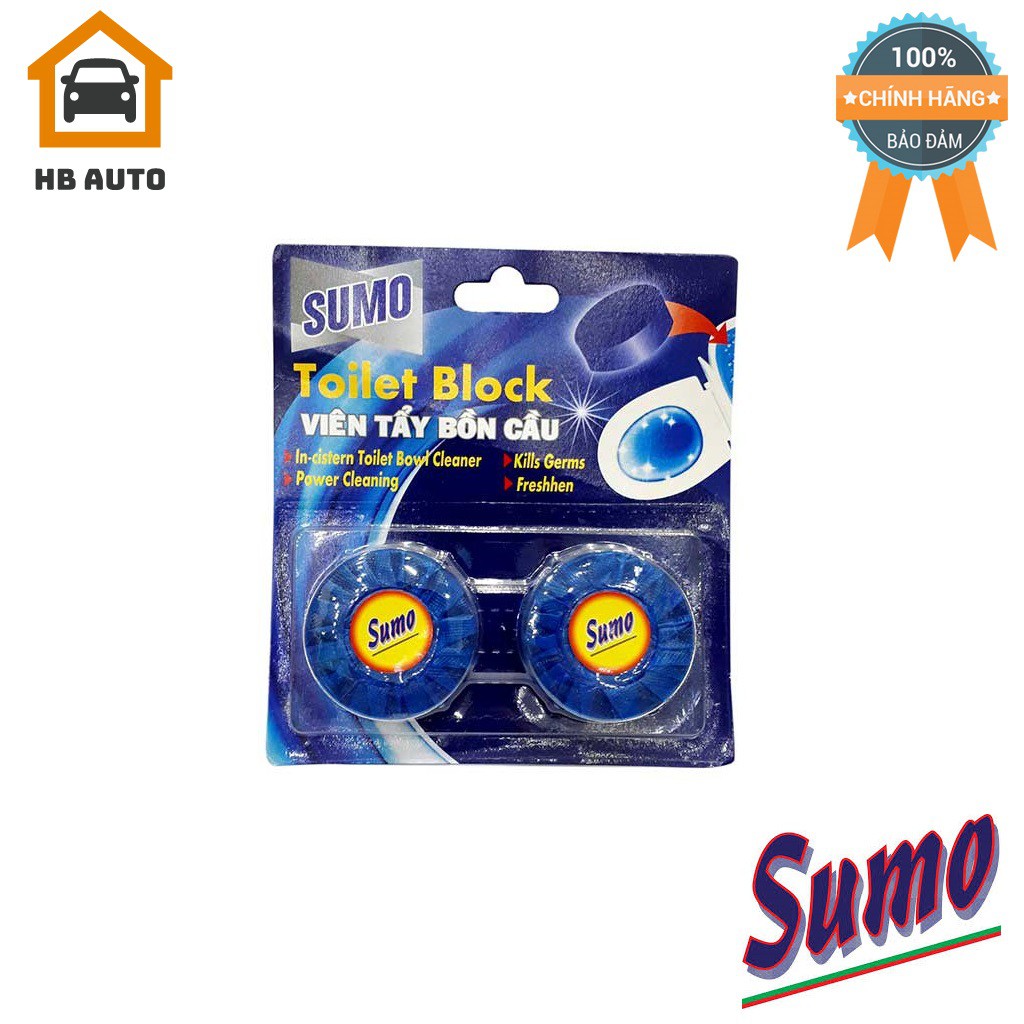 Viên tẩy bồn cầu Sumo Toilet Block 2 Viên x 50g