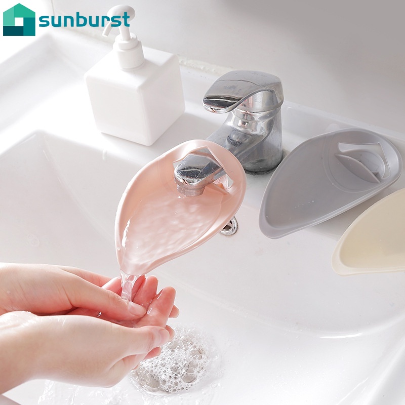 1 Dụng Cụ Nối Dài Vòi Nước Bằng Silicone Thiết Kế Đáng Yêu Cho Bé