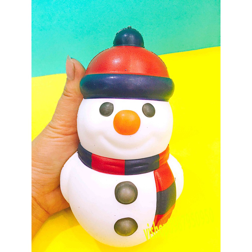 SQUISHY NGƯỜI TUYẾT ĐỘI MŨ  (huongtrang15)