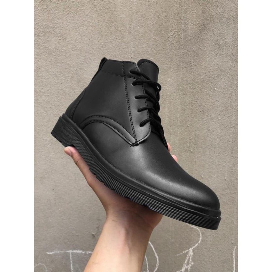 Giày Boots Martens SN01 da bò cao cổ nam đế độn cá tính năng động trẻ trung
