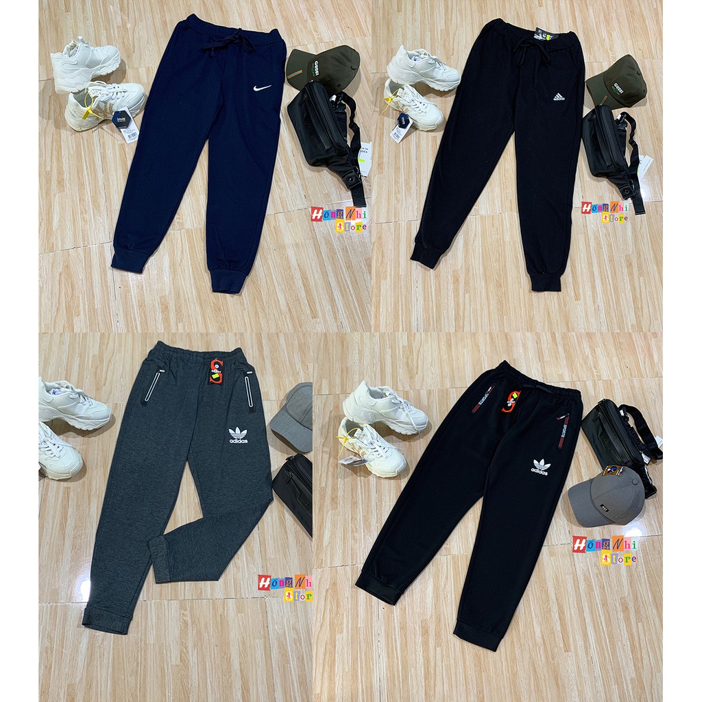 Quần Jogger Thun Thể Thao Nam Form Rộng Co Dãn