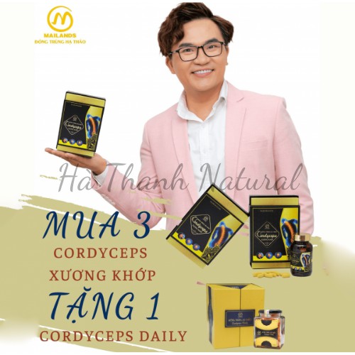 [HÀ THANH NATURAL] Đông Trùng Hạ Thảo Cordyceps Xương Khớp Mailands dạng viên nén,có quà tặng khi mua 2 sản phẩm trở lên