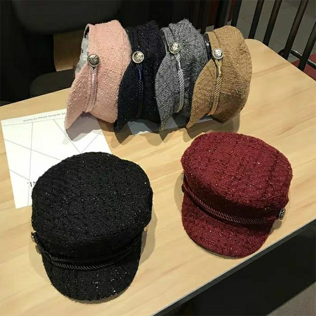 Nón Newsboy dạ hàng loại 1