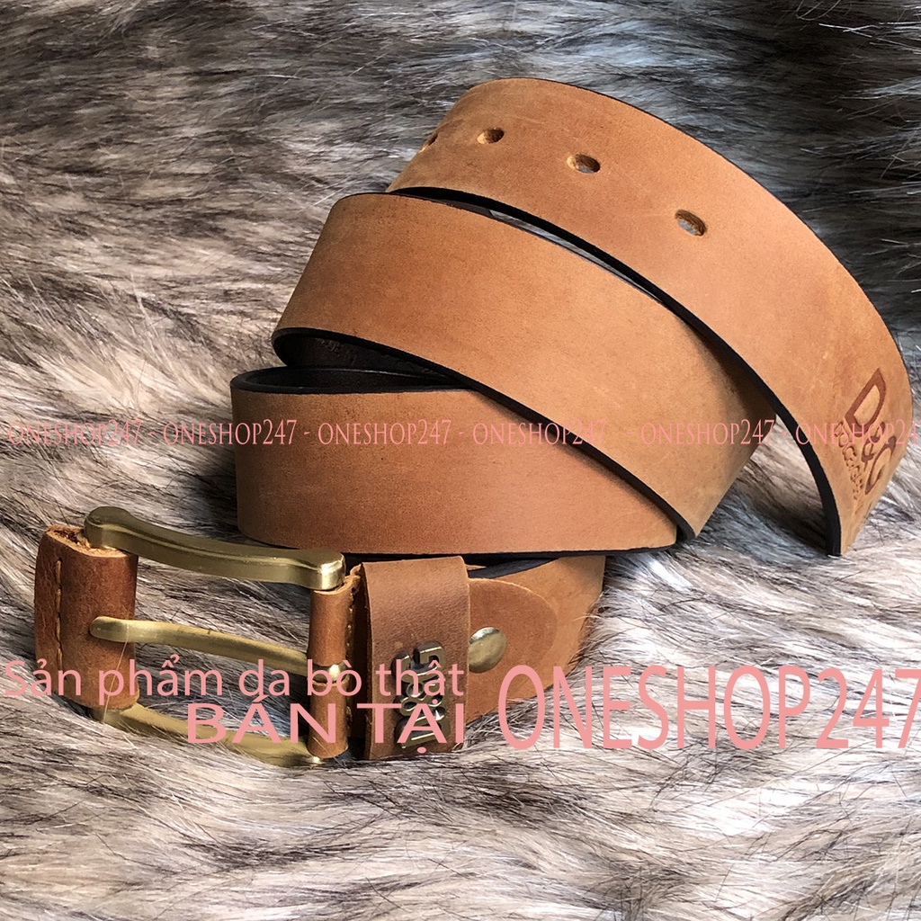 Thắt lưng nam chắc chắn bền đẹp A92TL,100% da bò thật, Dây nịt nam nguyên sợi