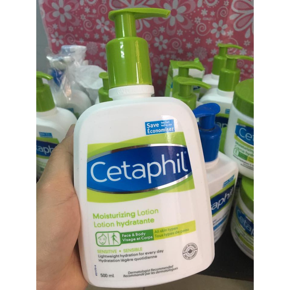 Cetaphil Moisturizing Lotion 500ml (Kem dưỡng ẩm Cetaphil 500ml) Canada