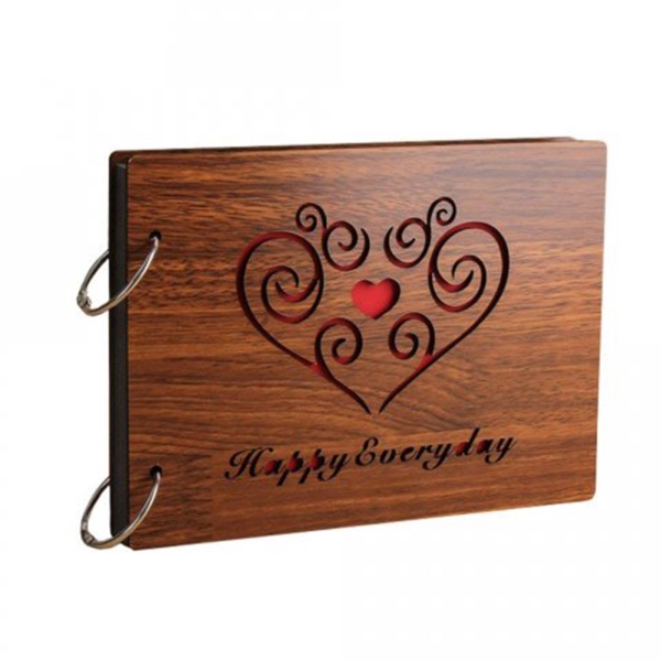 Album bìa gỗ đựng ảnh bìa gỗ cỡ 22 x16cm