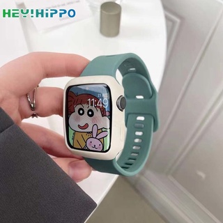 Dây Đeo Bằng silicone Nhiều Màu Sắc Cho Đồng Hồ Thông Minh iwatch 45 / 44 / 42 / 41 / 40 / 38mm 8 / 7 / 6 / 5 / 4 / 40 / 3