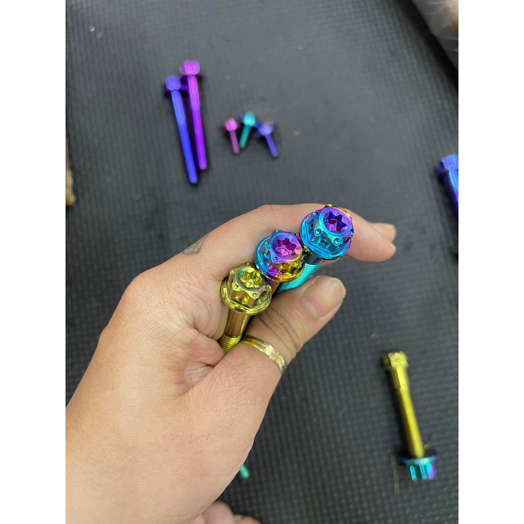 Bộ ốc 3 ốc + 3 tán chân phuộc Vespa
