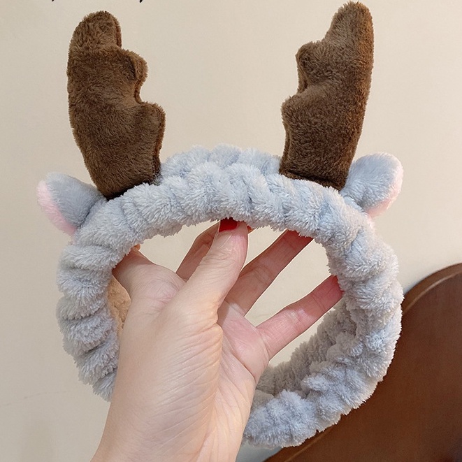 Băng đô rửa mặt hình sừng hươu nhiều màu - Mely T1-59