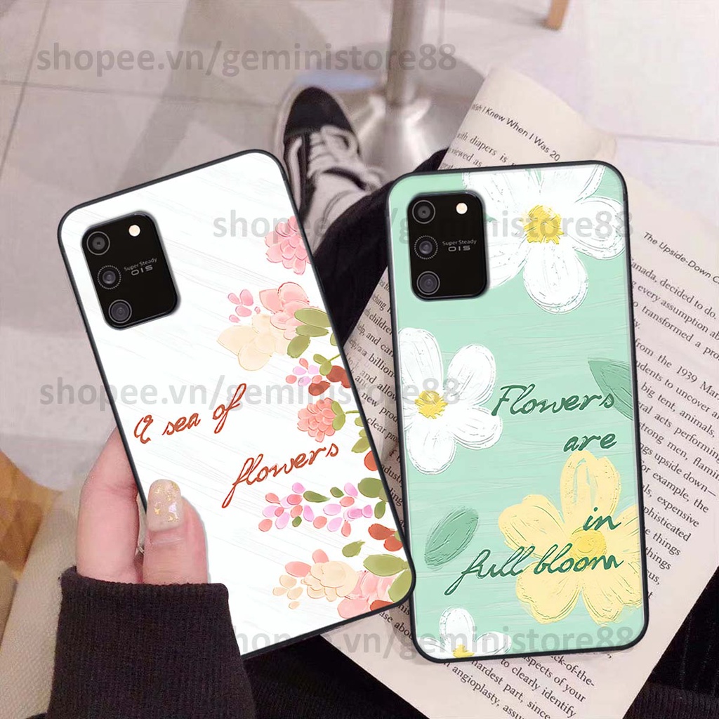 Ốp Samsung S10 Lite in hình hoa lá nhiều màu sắc siêu đẹp, siêu xinh, siêu cá tính