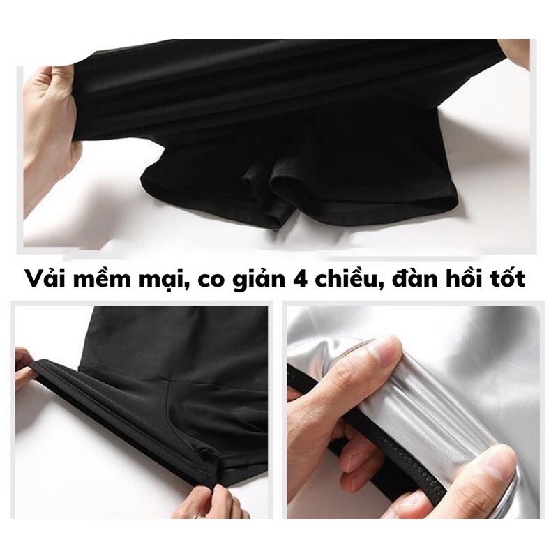 Quần sinh nhiệt giảm mỡ bụng ,quần tập gym yoga đạp xe chạy bộ , tập thể dục giúp tan mỡ đổ mồ hôi gấp 5 lần