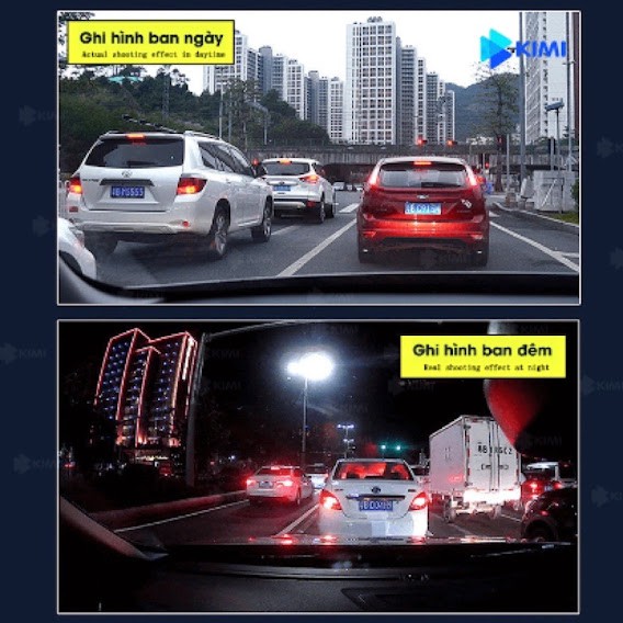 Bộ Camera hành trình trước và sau dùng cho xe ô tô sử dụng màn hình DVD Android -U5 | ĐẠI VIỆT AUTO