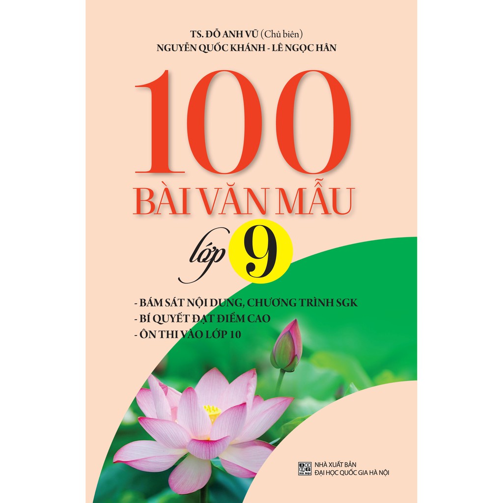 Sách - 100 Bài Văn Mẫu Lớp 9