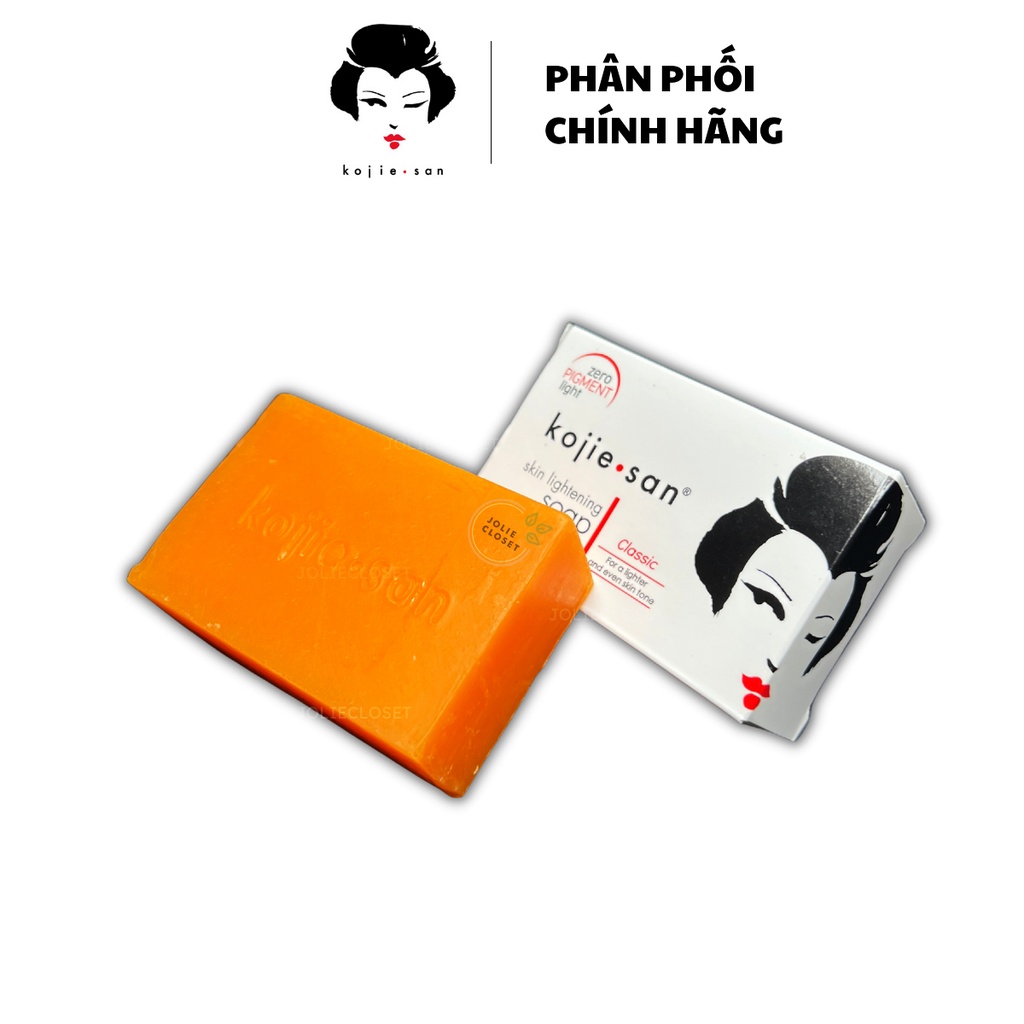 [Chính  hãng] Xà bông KojieSan trắng da, loại bỏ mụn lưng, tẩy tế bào chết chính hãng - 135gr
